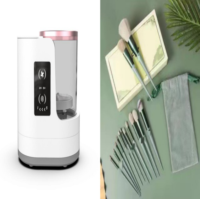 Electric Makeup Brush Cleaner Rechargeable Makeup Brushes Cleaning Tool Automatic Makeup Brush Cleaning Stand Device - Image 8