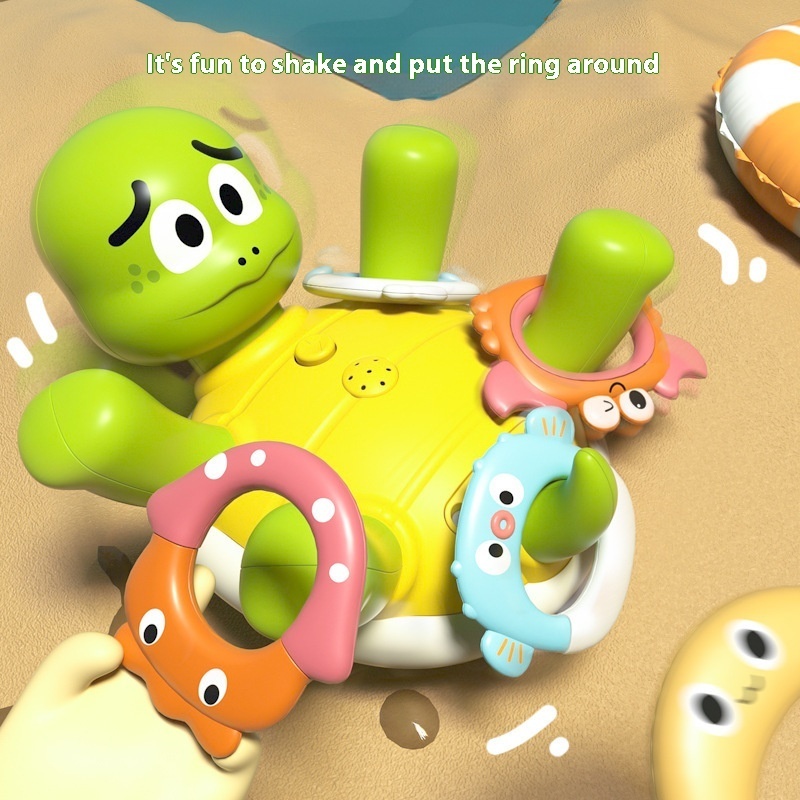 Electric Water Spray Rotating Turtle Water Toy - Image 2