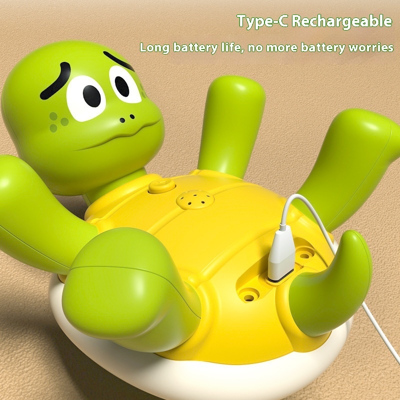 Electric Water Spray Rotating Turtle Water Toy - Image 6