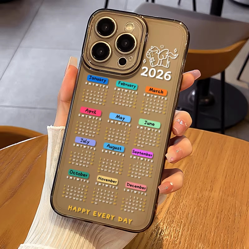 Desk Calendar Compatible New Year 17 Pro Phone Case 1312 - Image 4