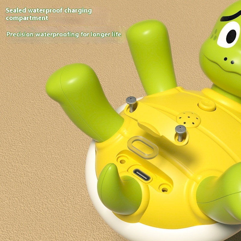Electric Water Spray Rotating Turtle Water Toy - Image 5