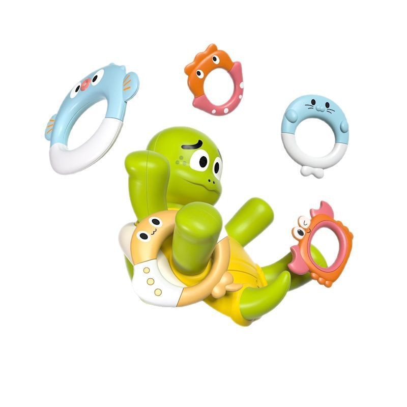 Electric Water Spray Rotating Turtle Water Toy - Image 4